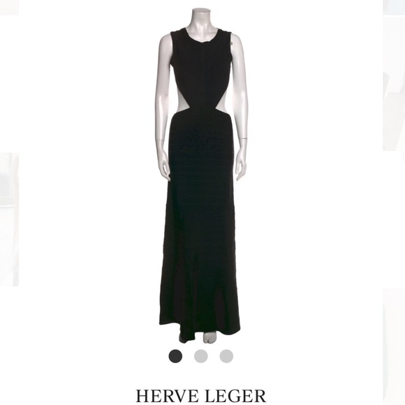 Herve Leger Dresses & Skirts - Herve Leger Scoop Neck backless dress
